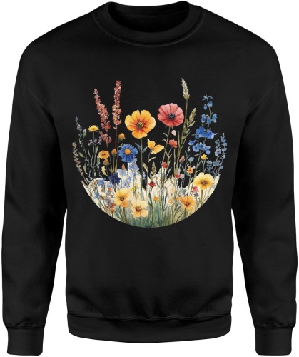 Akwarela Natura Boho Męska bluza  