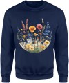Akwarela Natura Boho Męska bluza 