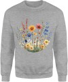 Akwarela Natura Boho Męska bluza 