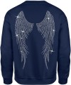Skrzydła na plecach z tyłu Męska bluza 