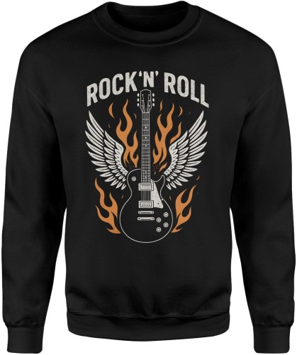 Rock And Roll Męska bluza   