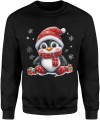 Pingwin z prezentami Męska bluza  