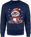 Pingwin z prezentami Męska bluza 