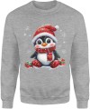 Pingwin z prezentami Męska bluza 