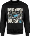 Idę do mojego biura ogród Męska bluza  