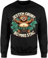 Miś jestem gruby Męska bluza   