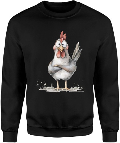 Zabawna Kura Męska bluza  