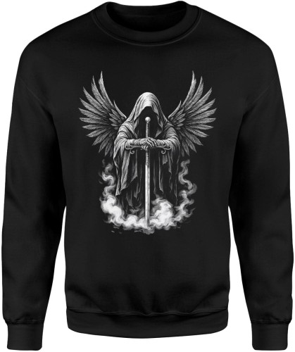 Anioł Skrzydła Fantasy Gotyk Grim Dark Demon Męska bluza  