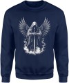 Anioł Skrzydła Fantasy Gotyk Grim Dark Demon Męska bluza 