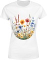 Akwarela Natura Boho Damska koszulka 