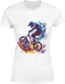 Rower Bmx Mtb Downhill Ekstremalna Damska koszulka 