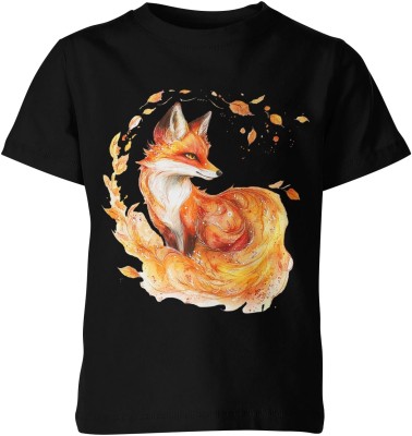 Koszulka z lisem dla dzieci z nadrukiem