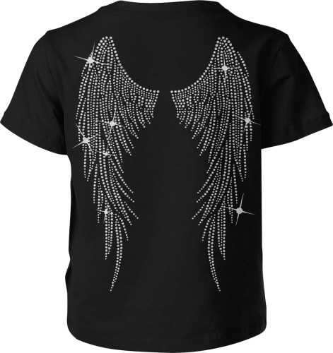 Skrzydła na plecach z tyłu Dziecięca koszulka 