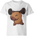 Kapibara Fitness Dziecięca koszulka 