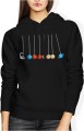 Astronauta Planety Damska bluza z kapturem 
