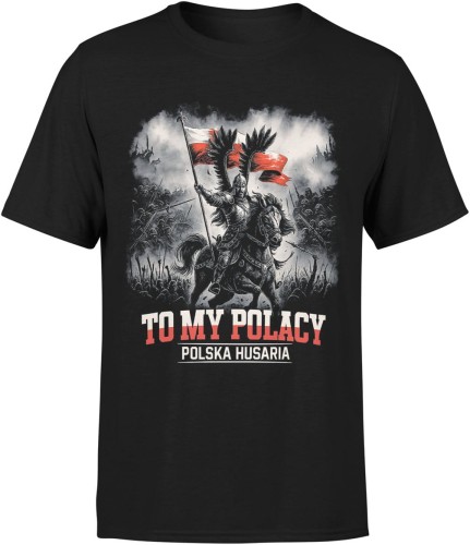 To My Polacy Polska Husaria rycerz Męska koszulka  
