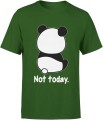 Panda Not Today zabawny leniwy miś chill Męska koszulka 
