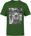 kapibara w basenie mem selfie chill wakacje capybara Męska koszulka 