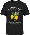 Limoncello cytryny Italia Costiera Amalfitana włoski styl retro lato wakacje Męska koszulka 