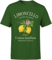 Limoncello cytryny Italia Costiera Amalfitana włoski styl retro lato wakacje Męska koszulka 