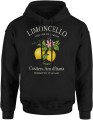 Limoncello cytryny Italia Costiera Amalfitana włoski styl retro lato wakacje Męska bluza z kapturem  
