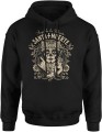 Santa Muerte meksykańska bogini śmierci Męska bluza z kapturem  