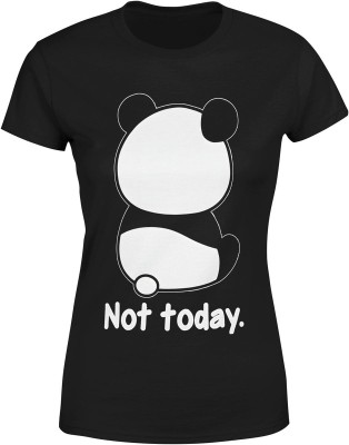 Panda Not Today zabawny leniwy miś chill Damska koszulka