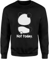 Panda Not Today zabawny leniwy miś chill Męska bluza  