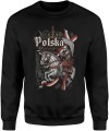 Polska husaria – skrzydlaty rycerz na koniu Męska bluza  