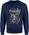 Polska husaria – skrzydlaty rycerz na koniu Męska bluza 
