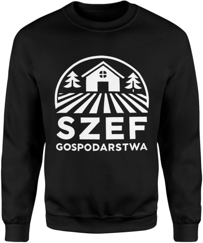 Szef gospodarstwa wiejski klimat praca na wsi Męska bluza  