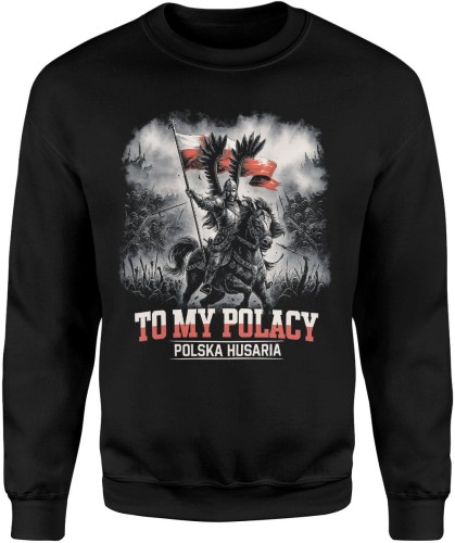To My Polacy Polska Husaria rycerz Męska bluza  
