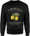 Limoncello cytryny Italia Costiera Amalfitana włoski styl retro lato wakacje Męska bluza   