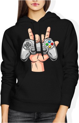 Pad gamer rock hand – kontroler do gier gest rocka Damska bluza z kapturem