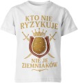 Kto nie ryzykuje nie je ziemniaków – 1670 Dziecięca koszulka  