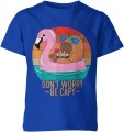 don’t worry be capy kapibara flaming humor chillout drink Dziecięca koszulka 