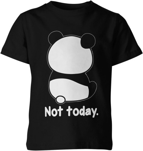 Panda Not Today zabawny leniwy miś chill Dziecięca koszulka 