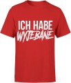 Ich habe wyjebane tekst ironiczny humor dystans do życia Męska koszulka 