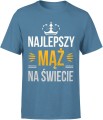 Najlepszy mąż na świecie – zabawny i ciepły motyw Męska koszulka 