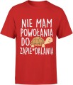 Nie mam powołania do zapiedalania – żółw Męska koszulka 