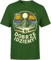 Dob­rze idziemy zachód słońca podróże przygoda Męska koszulka 
