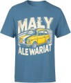 Mały ale wariat – retro samochód klasyk Fiat Męska koszulka 