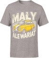 Mały ale wariat – retro samochód klasyk Fiat Męska koszulka 