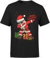 Święty Mikołaj dabbing – Merry Christmas Męska koszulka 