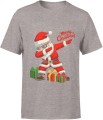 Święty Mikołaj dabbing – Merry Christmas Męska koszulka 