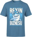 Rekin biznesu – zabawny motyw dla przedsiębiorcy Męska koszulka 