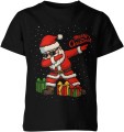 Święty Mikołaj dabbing – Merry Christmas Dziecięca koszulka 