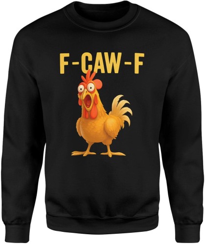 Zabawny kogut f caw f parodia fcawf Męska bluza  