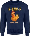 Zabawny kogut f caw f parodia fcawf Męska bluza 