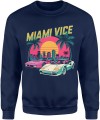 Miami Vice – retro klimat lat 80, szybkie auta i neonowe miasto Męska bluza 